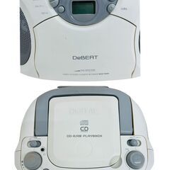 【REGASTOCK川崎店】【動作確認済み】DeBEAT CDラジカセ RCD-120 ホワイト CD テープ AM FM ラジオの画像