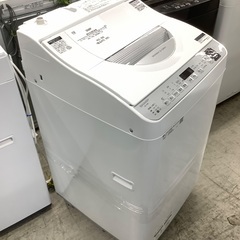 安心の６ヶ月保証付き！！　SHARP　5.5kg縦型洗濯乾燥機　ES-TX5E-S  2021年製の画像