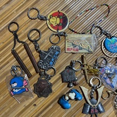 昭和レトロ　キーホルダーセットの画像