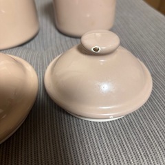 ホーローキャニスター　容器　大小２個セットの画像