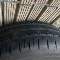 195/65R15夏タイヤホイールセット pcd114.3 2017年製ヨコハマの画像