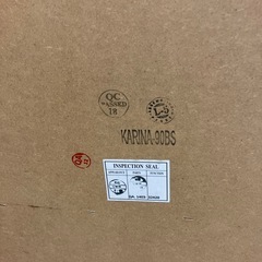 K2510-042 ガラスキャビネット 本棚 マルチカラー キズ汚れ有りの画像