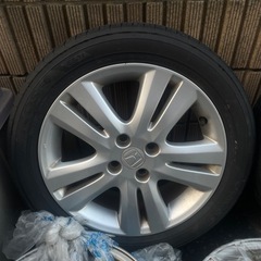 2日間限定出品！16インチフィット純正アルミホイール×夏タイヤ185/55R16 ヨコハマ2018年製！の画像