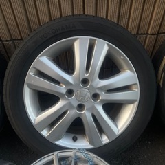 2日間限定出品！16インチフィット純正アルミホイール×夏タイヤ185/55R16 ヨコハマ2018年製！の画像