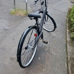 リサイクルショップどりーむ天保山店　No.485　自転車　27インチ　ライト・カゴ付き🎵　おすすめ商品です(≧▽≦)の画像
