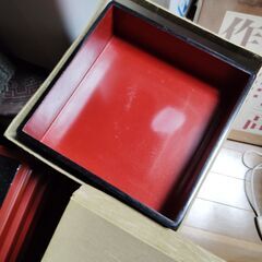 漆器　重箱セットの画像