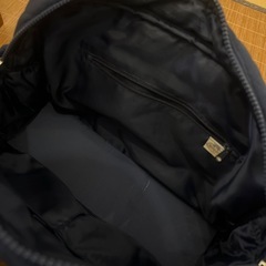 NaRaYa ネイビー キルティングトートバッグの画像
