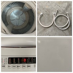 Hisense ハイセンス 全自動電気洗濯機 HW-K45E 2022年製 4.5Kg 白 ホワイト 生活家電の画像