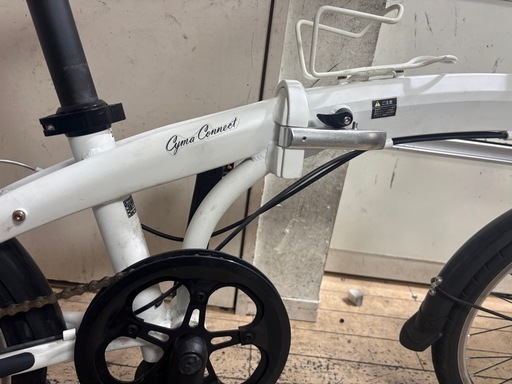 Gyna Connect 折りたたみ自転車 ホワイト