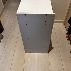 値下げしました！【家具】カラーボックス2段・ホワイトの画像