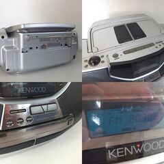 現状品 ケンウッド ポータブルマイクロCDシステム PMS-F3 ラジカセ リモコン付き KENWOOD☆ 札幌市 北区 屯田 の画像