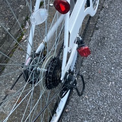 26インチ折りたたみ自転車　オートライト　6段ギアの画像