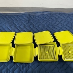 【😍ヴィンテージ‼️】tupperware カルテット弁当箱の画像