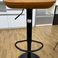 【ドリーム川西店御来店限定】☆ジモティー見たよ♪割引☆  カウンターチェア  クリーニング済み 【99560000029207】の画像