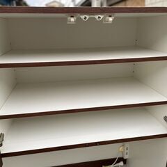 堀田木工所 オープンボードクリスS ウォルナット 食器棚の画像