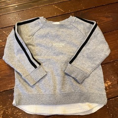 長袖肌着3枚セットとトレーナー3枚セット　100サイズの画像