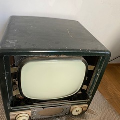 ブラウン管テレビ　レトロアンティークの画像
