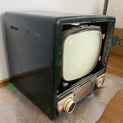 ブラウン管テレビ　レトロアンティークの画像