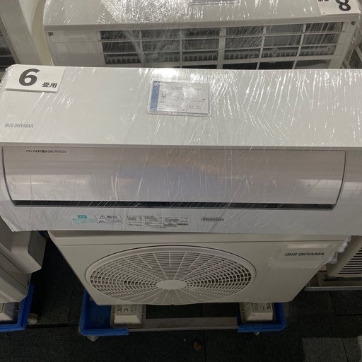 【工事費込み】アイリスオーヤマ 2.2kw エアコン 2021年製※リモコンなし