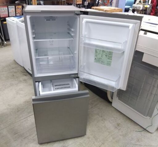 AQUA 126L 2ドア冷蔵庫 AQR-13J(S) シルバー 2020年製 アクア 冷蔵庫 100Lクラス キッチン家電 新生活 