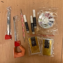 アクリルパウダー他　ネイル用品セットの画像