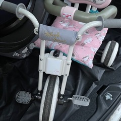 三輪車　ミニー　手押し棒付きの画像