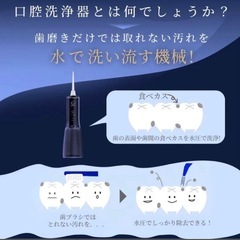 【新品】ジェットウォッシャー　口腔洗浄器　コードレスの画像