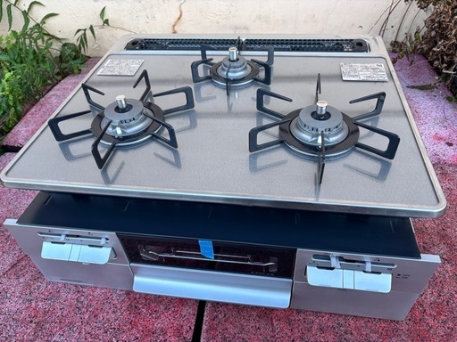 【新品未使用】クリナップビルトインガステーブル【プロパン】