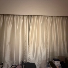 カーテン(レース付き)×2組の画像