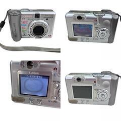 186000 現状品 canon キャノン レトロ デジカメ PowerShot A85 PC1204  シルバー [0000000001666]の画像