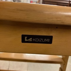 K2510-047 木製学習椅子 クリームキズ汚れ有りの画像