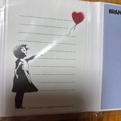 新品未開封　パタパタメモ　バンクシーの画像