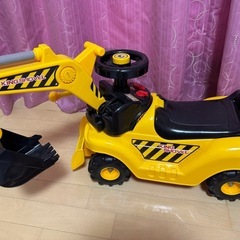 ショベルカー　乗り物　おもちゃの画像