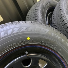 ハイエースブリザックVRX3 2024年製215/65R16タイヤホイールセットの画像
