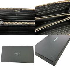 186000 現状品 Paul Smith ポール・スミス 長財布　二つ折り財布　まとめ売り ブラック　ブラウン メンズ 2点まとめ売り [0000000001674]の画像