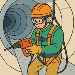 【長期安定】寮無料！全国対応の建設スタッフ募集（下水補強工事）の画像