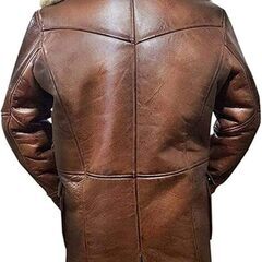 牛革シアリングコート Cow Leather Shearling Coatの画像