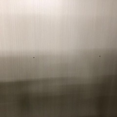【ドリーム川西店御来店限定】☆ジモティー見たよ♪割引☆  三友ファニチャースライド扉ワードローブ ホワイト×ブラウン クリーニング済み 【99560000028498】の画像