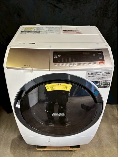 【成約済み】日立 ドラム式洗濯機 BD-SV110CR 2019年製 洗濯11kg乾燥6kg