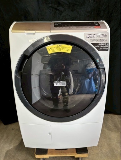 【成約済み】日立 ドラム式洗濯機 BD-SV110CR 2019年製 洗濯11kg乾燥6kg