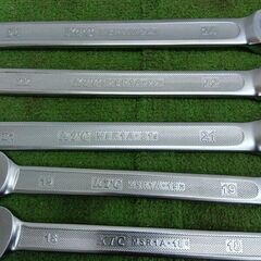 KTC MSR1A-18/19/21/22/24 ギアレンチ5本セット【野田愛宕店】【店頭取引限定】【中古】管理番号：ITQ4W2USW0PWの画像