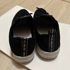 スニーカー　黒　23.0cmの画像