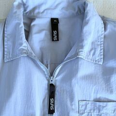 商談中　SＩLAS製　ナイロン製ジャンパー　メンズ：XL　水色の画像