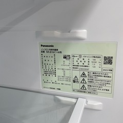 2ドア冷蔵庫　Panasonicのご紹介ですの画像