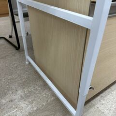 ★リユースのサカイ高崎店★TJ12945  キッチンラック 白/ライトブラウン H171×D55×W64 クリーニング済みの画像