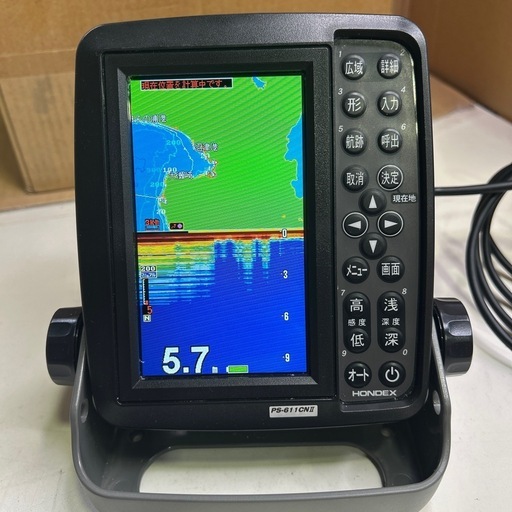 6629【美品】HONDEX 611CN2 魚群探知機