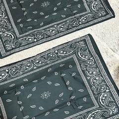 【新品未使用】ペイズリー柄  枕カバー（大）  2枚セットの画像