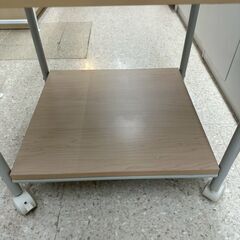 ★リユースのサカイ高崎店★TJ12946 (株)ヤマゼン レンジ台 クリーム H142×D40.5×W48 クリーニング済みの画像