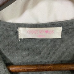 女児 子ども服 ワンピース グレー 160
の画像