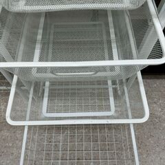 ★リユースのサカイ高崎店★TJ12948 イケア 収納ラック 白 H102×D57×W41 クリーニング済みの画像